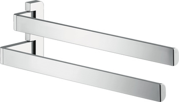 AX Universal Softsquare Wieszak na ręczniki, 2-ramienny, Chrom