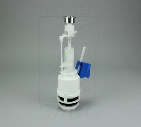 Zawór spustowy 3/6L z chromowanym przyciskiem INTER-SANO 38MM