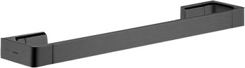 AX Universal Softsquare Uchwyt drzwi prysznicowych 444 mm, Czarny Chrom Szczotkowany