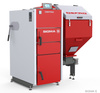 Kocioł z podajnikiem DEFRO Sigma E 48kW lewy