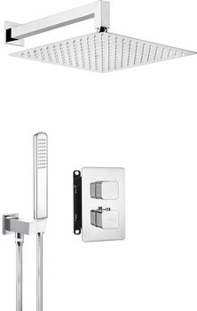 Zestaw prysznicowy podtynkowy z BOXem termostatycznym chrom BXYZ0ECT