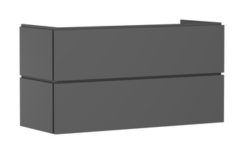 HG Xilesa E Szafka pod umywalkę wiszącą z 2 szufladami PushOpen 1180/470, Szary Łupek Matowy