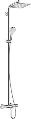 HG Crometta E Komplet prysznicowy 240 1jet z termostatem, wannowy, Chrom