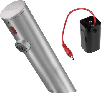 Bateria umywalkowa bezdotykowa bez regulacji temperatury - 4xAA stal BQR F28R