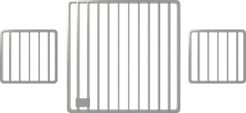 Kratka maskująca do odpływu punktowego z wlotem skrzynkowym APR6, stal nierdzewna AISI 304