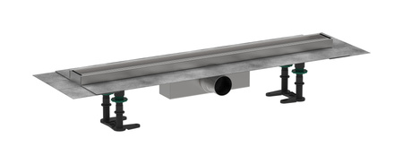 HG RainDrain Compact Kompletny odpływ liniowy 700, ruszt do wyłożenia płytkami, standardowy