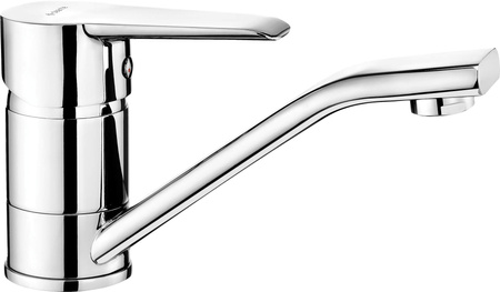 Bateria umywalkowa z obrotową wylewką - ECO-głowica obrotowa chrom Corio BFCE026M