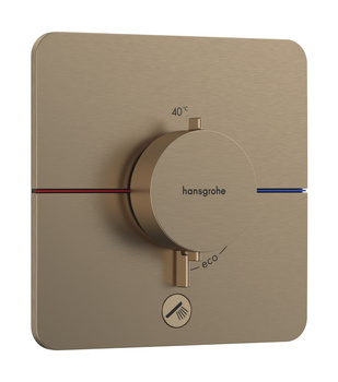 HG ShowerSelect Comfort Q Bateria termostatyczna do 1 odbiornika z dodatkowym wyjściem, podtynkowa, Brąz Szczotkowany