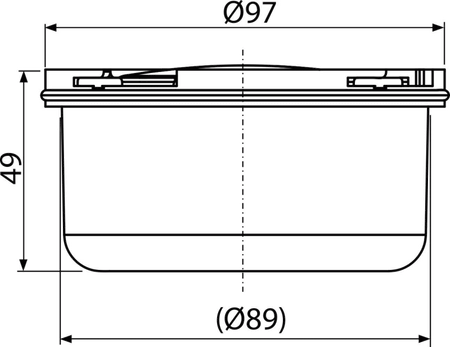 Syfon mokry do APV26, APV26C