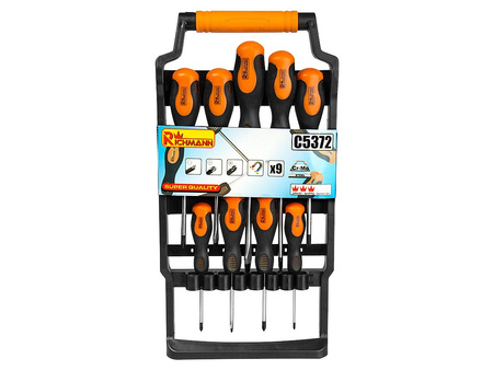 WKRĘTAKI 9 ELEM. PLASTIKOWA KASETA CR-MO