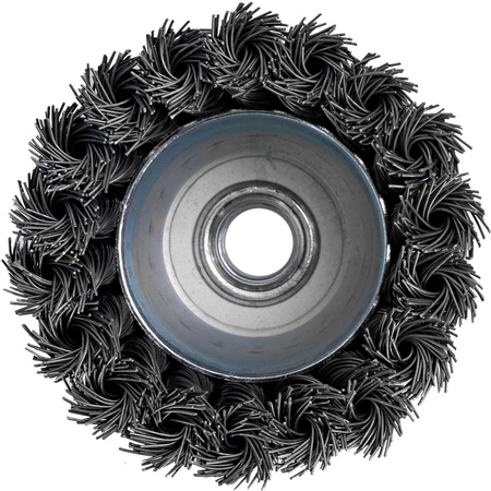 SZCZOTKA DO SZLIF. DOCZOŁOWA 80 MM DRUT SKRĘTNY
