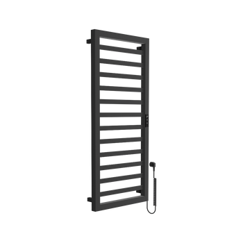 EXCELLENT Brego Smart grzejnik łazienkowy elektryczny 115x50 cm, czarny mat czarny mat GREX.BRS115.BL