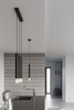 Lampa wisząca WEZYR 3 czarna