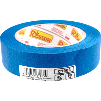 TAŚMA MASKUJĄCA NIEBIESKA 30MMx50M PAPIEROWA