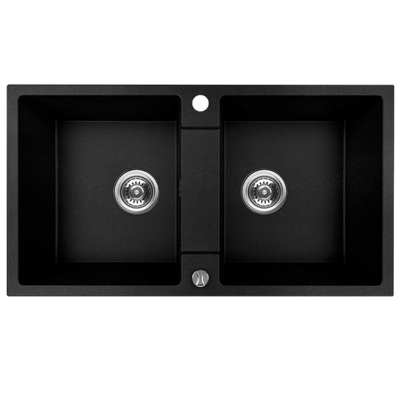 RAB zlewozmywak granitowy 2-komorowy