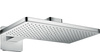 AX ShowerSolutions Głowica prysznicowa 460/300 1jet z ramieniem prysznicowym, rozeta softsquare, Chrom