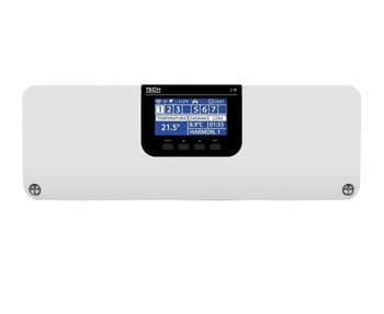 Przewodowo-bezprzewodowy sterownik zaworów termostatycznych (8 sekcji) L-9r biały