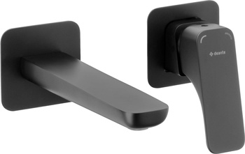 Bateria umywalkowa podtynkowa stała nero Hiacynt BQH N54L