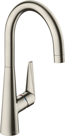 HG Talis M51 Jednouchwytowa bateria kuchenna 260, 1jet, Stal Szlachetna Finish