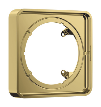 AX ShowerSelect ID Element przedłużający 22 mm, softsquare, Złoty Optyczny Polerowany