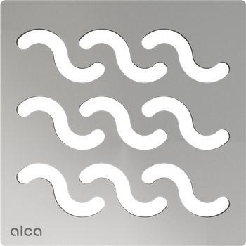 Kratka DESIGN 102×102 mm stal nierdzewna