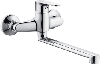 Bateria umywalkowa ścienna obrotowa chrom Chaber BGC 050M