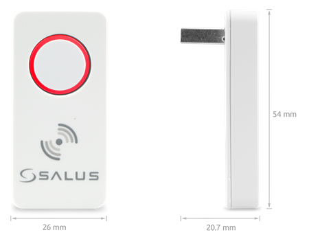 Salus wzmacniacz sygnału sieci ZigBee RE10RF, USB, z zasilaczem