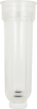 Naczynie Optimum do filtra (odstojnik) z tworzywa sztucznego, długie, z zaworem spustowym, do FloCo-Top-1C/-2C