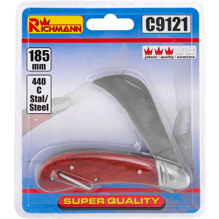 NÓŻ MONTERSKI ZAKRZYWIONY