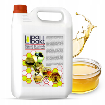 ŚRODEK DO UDRAŻNIANIA RUR ROZKŁADA TŁUSZCZE UDRAŻNIA ODPŁYWY LIPOBAKT 4,5L