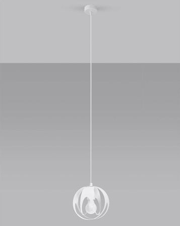 Lampa wisząca TULOS 1 biała