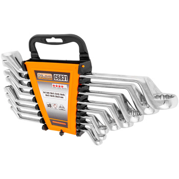 KLUCZE OCZ-GIĘTE 6-22MM 8 ELEM.