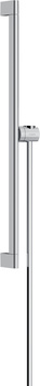 HG Unica Drążek prysznicowy S Puro 65 cm z suwakiem EasySlide i wężem prysznicowym Isiflex 160cm, Chrom