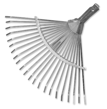 Grabie wachlarzowe metalowe, regulowane bez trzonka