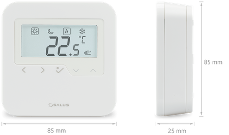 Salus przewodowy, natynkowy, cyfrowy regulator temperatury HTRS230, dobowy, 230 V