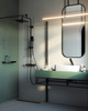 Ścianka prysznicowa / walk-in systemu Kerria Plus 90 cm nero KTS N39P