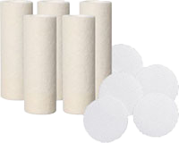 Zestaw dodatkowych filtrów do pułapki kondensatu, 2x 5 szt., do BLUELYZER ST (pro), EUROLYZER ST/STx/S1, MULTILYZER NG/STx, MAXILYZER NG/NG Plus