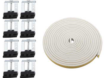 Komplet mocujący do montażu zlewów wpuszczanych stalowych