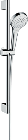 HG Croma Select S Zestaw prysznicowy 110 Vario EcoSmart z drążkiem 65 cm, Biały/Chrom