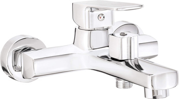 Bateria wannowa ścienna chrom BLO 010M