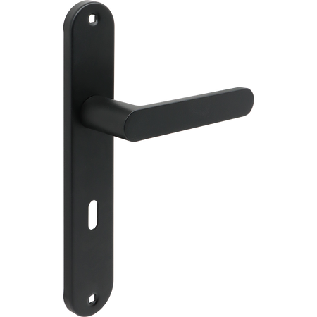 MALAGA klamka na szyldzie długim na klucz