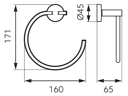 EMOTION 5 wieszaków, biały