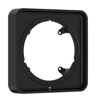 AX ShowerSelect ID Element przedłużający 22 mm, softsquare, Czarny Matowy