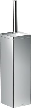 AX Universal Rectangular Szczotka do WC z pojemnikiem, ścienna, Chrom