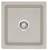 Zlewozmywak ceramiczny 1-komorowy cappuccino stal ZCB C103