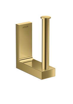 AX Universal Rectangular Uchwyt na zapasowy papier toaletowy, Złoty Optyczny Polerowany