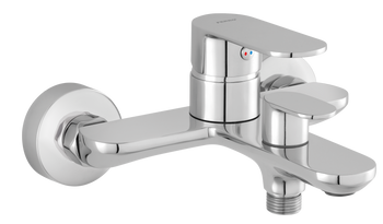 TALASSA bateria wannowa naścienna, chrom