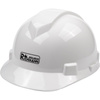 KASK OCHRONNY BIAŁY HDPE, 4-PUNKT. MOCOWANIE, CE