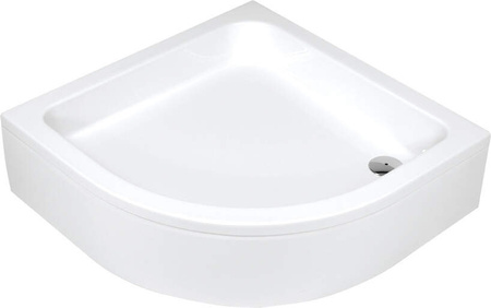 Brodzik akrylowy półokrągły 80 cm biały KTU 032B