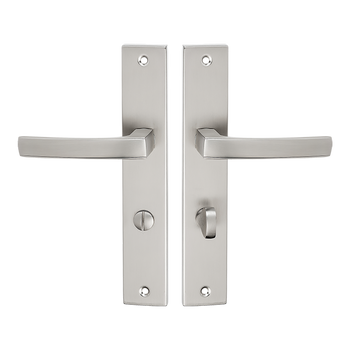 ASTER klamka na szyldzie długim WC